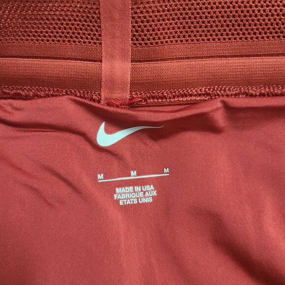 NEW Nike Womens Pro Elite Running Shorts DA3082-617 Size M Red - Picture 3 of 5